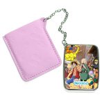 مرآة جيب جلد مستطيلة بتصميم ميدوريا وباكوغو واوول مايت