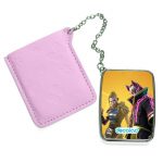 مرآة جيب جلد مستطيلة بتصميم ناروتو انبو فورت نايت