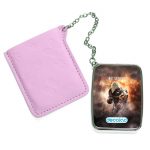 مرآة جيب جلد مستطيلة بتصميم نداء الواجب باتلفيلد