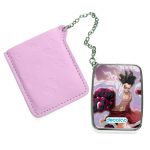 مرآة جيب جلد مستطيلة بتصميم هاكي التصلب لوفي ون بيس