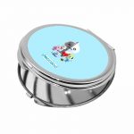 مرآة جيب صغيرة دائرية بتصميم آرمي بتس شخصيات BT21
