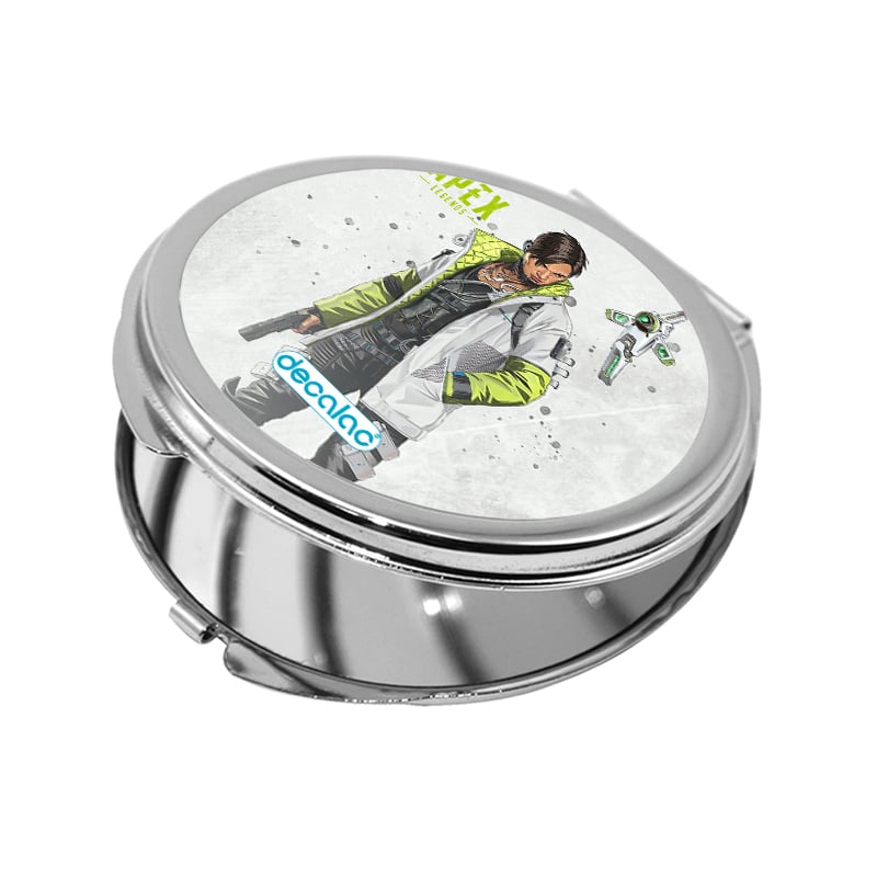 مرآة جيب صغيرة دائرية بتصميم أبيكس ليجندز كريبتو مرآة جيب صغيرة دائرية بتصميم أبيكس ليجندز كريبتو