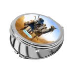 مرآة جيب صغيرة دائرية بتصميم أساسنز كريد حورس