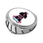 مرآة جيب صغيرة دائرية بتصميم أسرار مخيفه طوكيو الغول