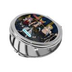 مرآة جيب صغيرة دائرية بتصميم أعضاء فيري تيل