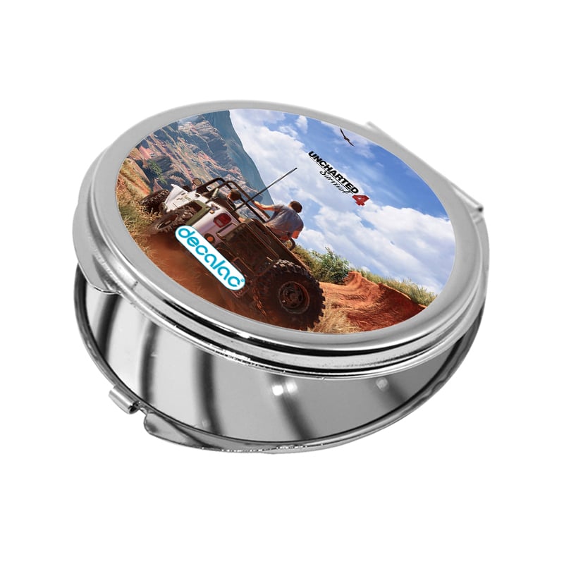 مرآة جيب صغيرة دائرية بتصميم أنشارتد 4: نهاية لص مرآة جيب صغيرة دائرية بتصميم أنشارتد 4: نهاية لص