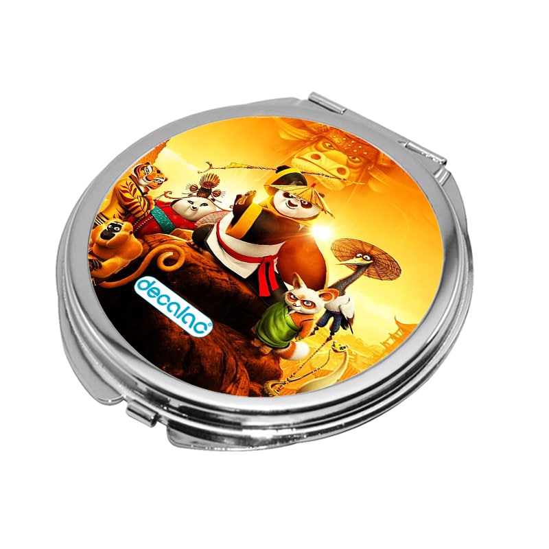 مرآة-جيب-صغيرة-دائرية-بتصميم-اصدقاء-كونغ-فو-باندا-1