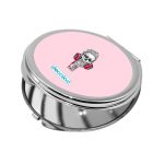 مرآة جيب صغيرة دائرية بتصميم الأستماع الى الموسيقى