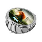 مرآة جيب صغيرة دائرية بتصميم الأميرة صاحبة القوس والسهم