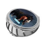 مرآة جيب صغيرة دائرية بتصميم الأميرة مريدا