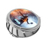 مرآة جيب صغيرة دائرية بتصميم الاستعداد للمعركة  باتلفيلد