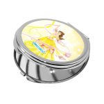 مرآة جيب صغيرة دائرية بتصميم الاميرة بيلا فيلم الجميلة والوحش