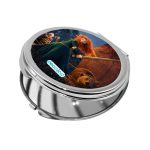 مرآة جيب صغيرة دائرية بتصميم الاميره ميريدا تنقذ امها