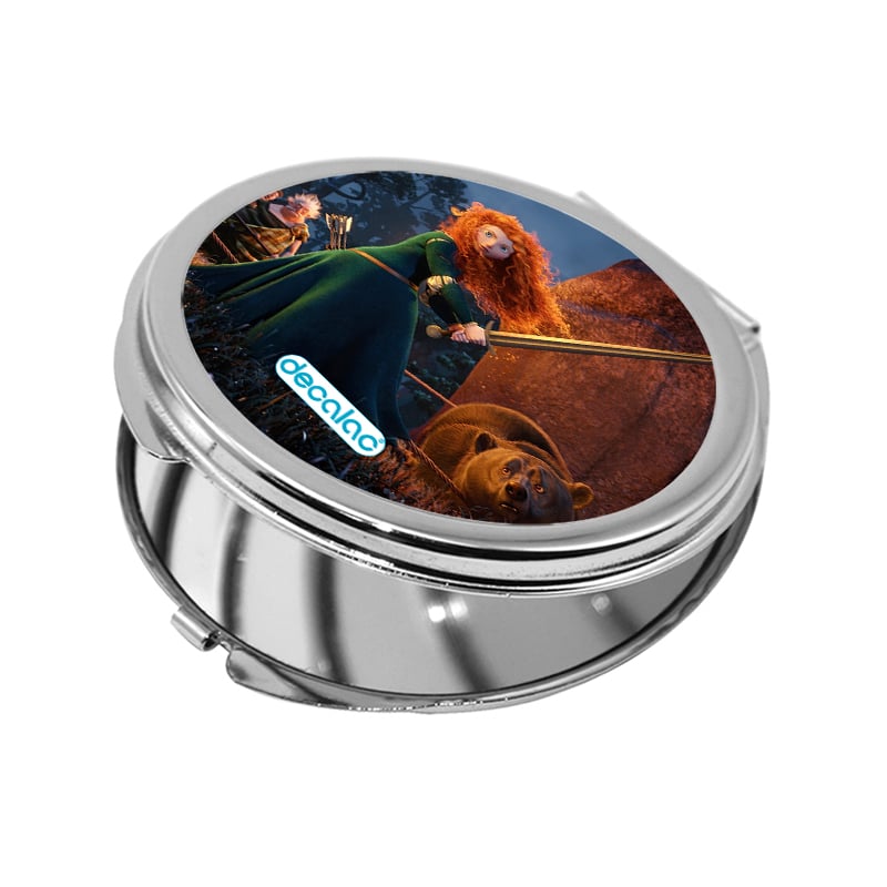 مرآة جيب صغيرة دائرية بتصميم الاميره ميريدا تنقذ امها مرآة جيب صغيرة دائرية بتصميم الاميره ميريدا تنقذ امها