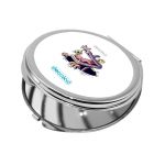 مرآة جيب صغيرة دائرية بتصميم التمساح والصوص