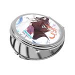 مرآة جيب صغيرة دائرية بتصميم الجميلة نيزوكو قاتل الشياطين