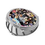 مرآة جيب صغيرة دائرية بتصميم الشخصيات المخيفه كل الانميات