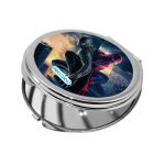 مرآة جيب صغيرة دائرية بتصميم الشر يسيطرعلى سبايدر مان