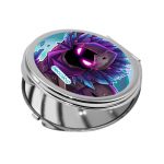 مرآة جيب صغيرة دائرية بتصميم الغراب رافين فورت نايت