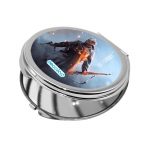 مرآة جيب صغيرة دائرية بتصميم اللعبه القتاليه باتلفيلد 1