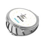 مرآة جيب صغيرة دائرية بتصميم النجوم والأحلام