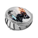 مرآة جيب صغيرة دائرية بتصميم باتلفيلد 1 الولايات المتحدة