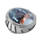 مرآة جيب صغيرة دائرية بتصميم باتلفيلد 1 معركه العرب