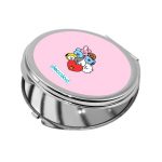 مرآة جيب صغيرة دائرية بتصميم بتس شخصيات BT21