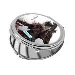 مرآة جيب صغيرة دائرية بتصميم  بلود بورن