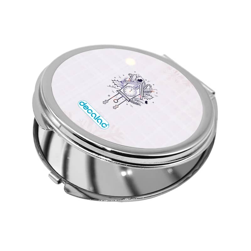 مرآة جيب صغيرة دائرية بتصميم بيت العصفور مرآة جيب صغيرة دائرية بتصميم بيت العصفور