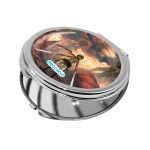 مرآة جيب صغيرة دائرية بتصميم تقضي ميكاسا على العمالقة هجوم العمالقة