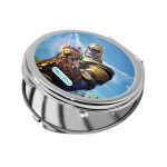 مرآة جيب صغيرة دائرية بتصميم ثانوس فورتنايت