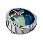 مرآة جيب صغيرة دائرية بتصميم جاري توتورو والطفله