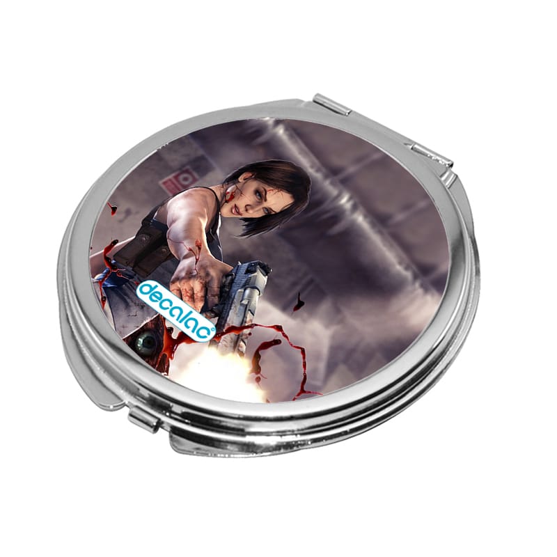 مرآة-جيب-صغيرة-دائرية-بتصميم-جيل-فالنتاين-اطلاق-النار-رزدنت-ايفل-3-1