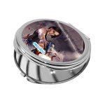 مرآة جيب صغيرة دائرية بتصميم جيل فالنتاين اطلاق النار رزدنت ايفل 3