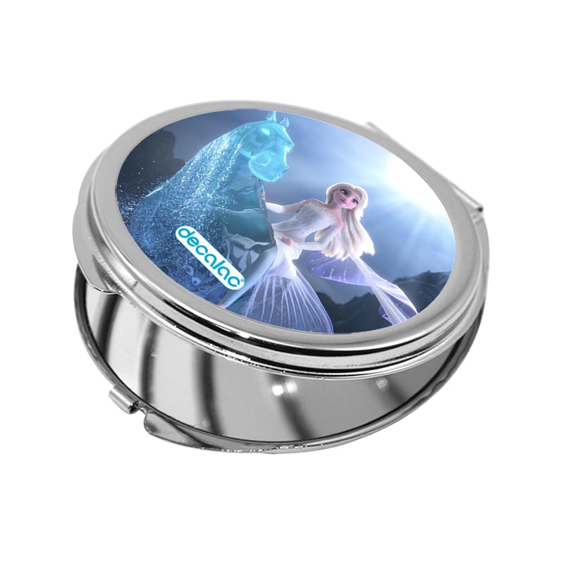 مرآة جيب صغيرة دائرية بتصميم حصان إلسا الثلجي ملكة الثلج مرآة جيب صغيرة دائرية بتصميم حصان إلسا الثلجي ملكة الثلج