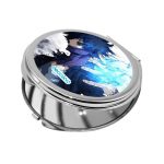 مرآة جيب صغيرة دائرية بتصميم دابي من أكاديميتي للأبطال