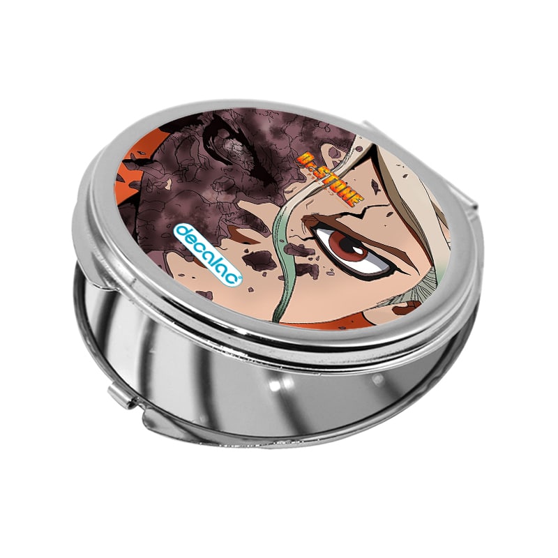 مرآة جيب صغيرة دائرية بتصميم دكتور ستون مرآة جيب صغيرة دائرية بتصميم دكتور ستون