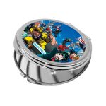 مرآة جيب صغيرة دائرية بتصميم سباق أكاديميتي للأبطال