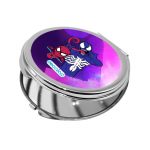 مرآة جيب صغيرة دائرية بتصميم  سبيدر مان رسم