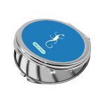 مرآة جيب صغيرة دائرية بتصميم سحليه