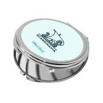 مرآة جيب صغيرة دائرية بتصميم سفينة