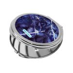 مرآة جيب صغيرة دائرية بتصميم سيدة ماريا من برج الساعة النجمي