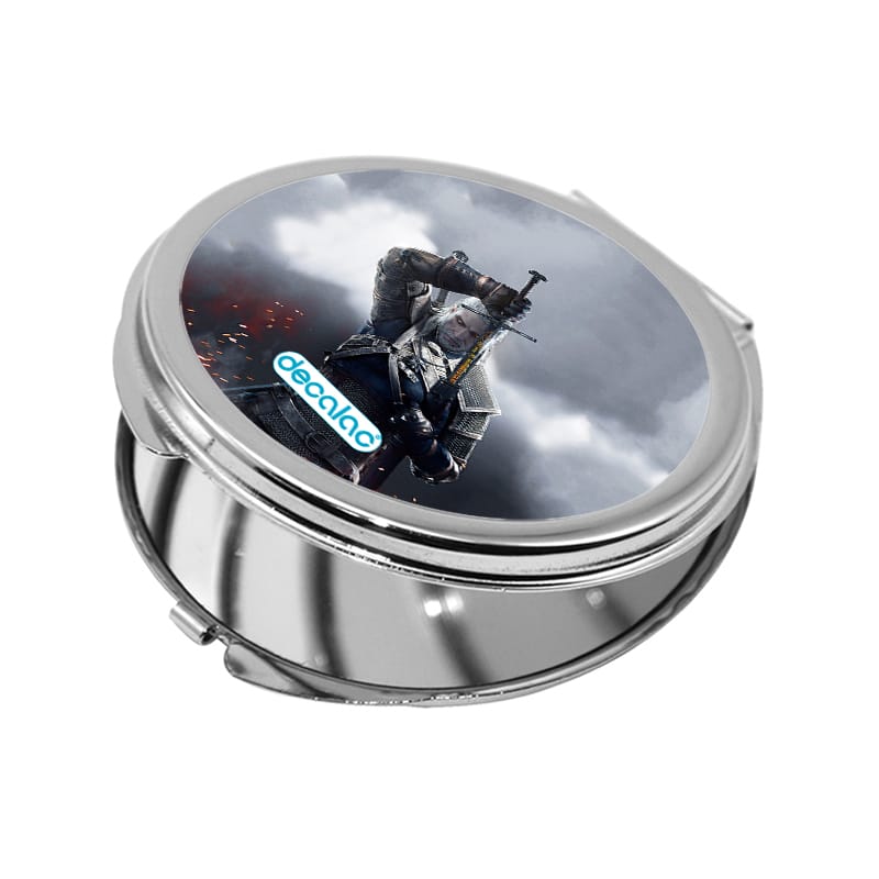 مرآة جيب صغيرة دائرية بتصميم سيف جيرالت ذا ويتشر 3 وايلد هانت مرآة جيب صغيرة دائرية بتصميم سيف جيرالت ذا ويتشر 3 وايلد هانت