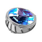 مرآة جيب صغيرة دائرية بتصميم شوتو وتودوروكي من أكاديميتي للأبطال