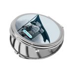 مرآة جيب صغيرة دائرية بتصميم شياطين هومو ديث ستراندنغ