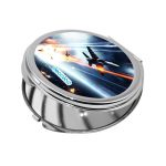 مرآة جيب صغيرة دائرية بتصميم طائرات حربيه باتلفيلد