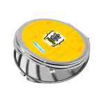 مرآة جيب صغيرة دائرية بتصميم عبارات انجليزية