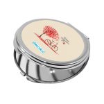 مرآة جيب صغيرة دائرية بتصميم عيد حب سعيد