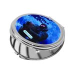 مرآة جيب صغيرة دائرية بتصميم قتال رافين فورتنايت